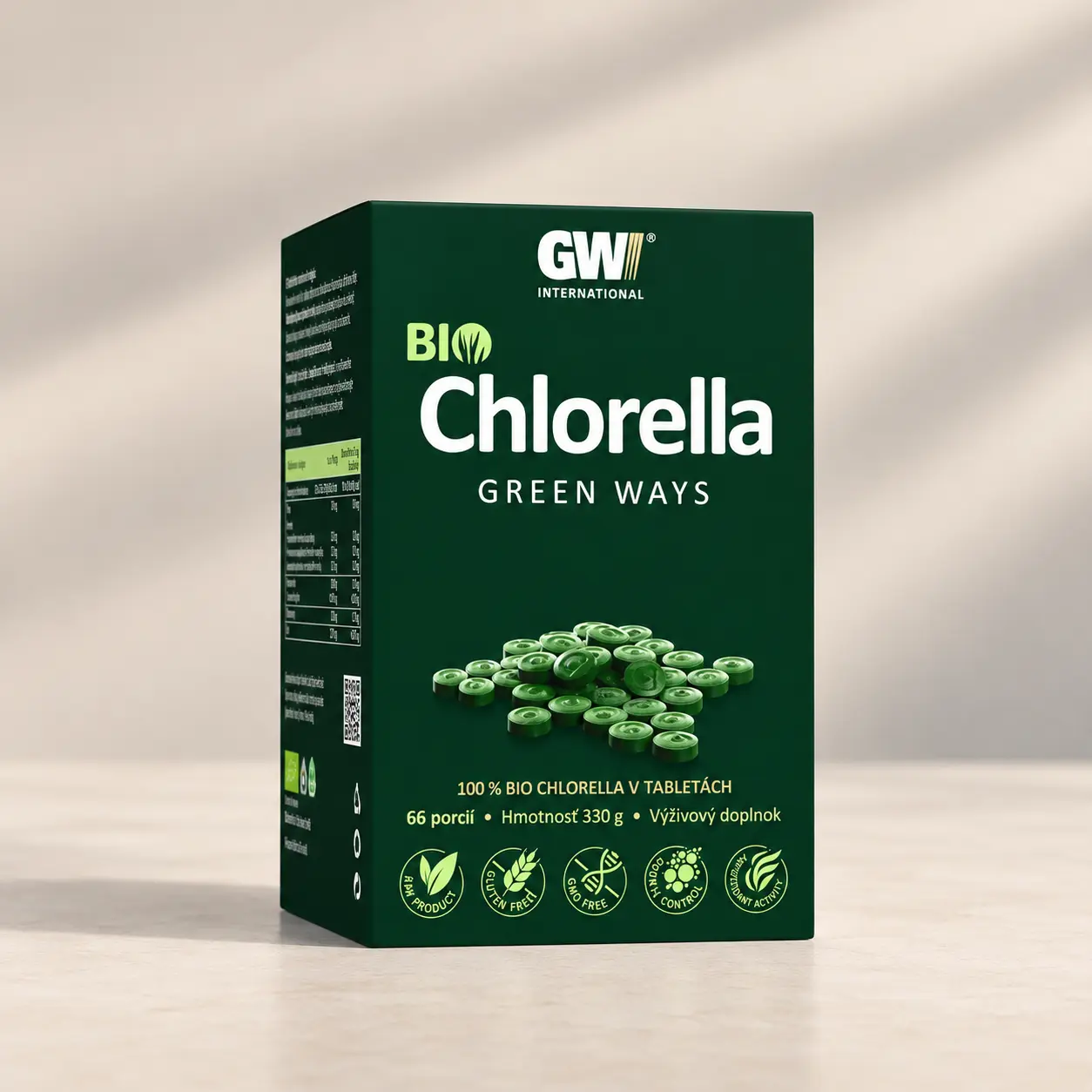 chlorella tabletky 330g